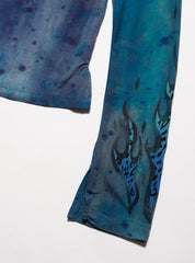 Vintage FANG Blue Flame Top