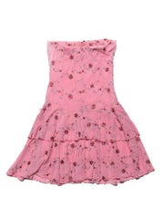 Vintage Pink Floral Dress