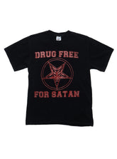 Vintage Drug Free For Satan Tee