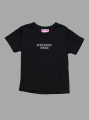 Screaming Inside Baby Tee