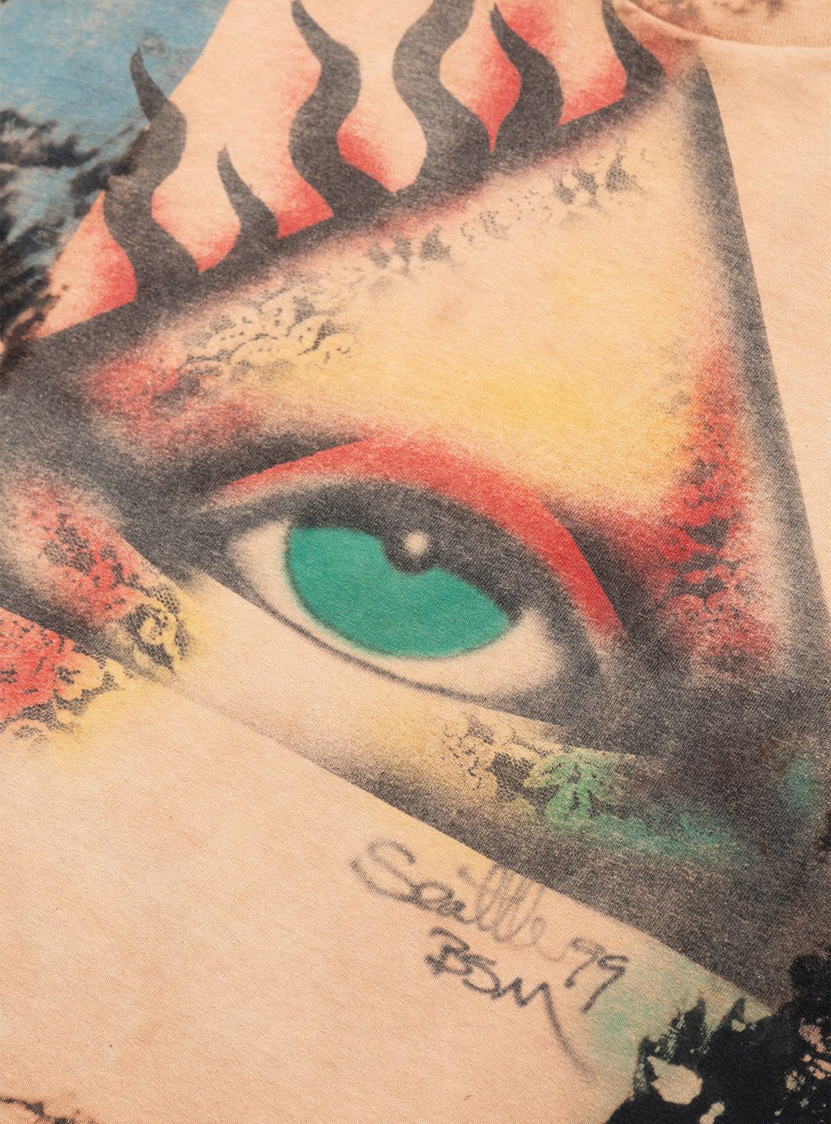 Vintage Bleached Eye of Providence Tee