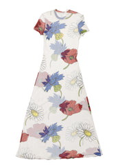 Vintage Vivienne Tam Floral Print Dress