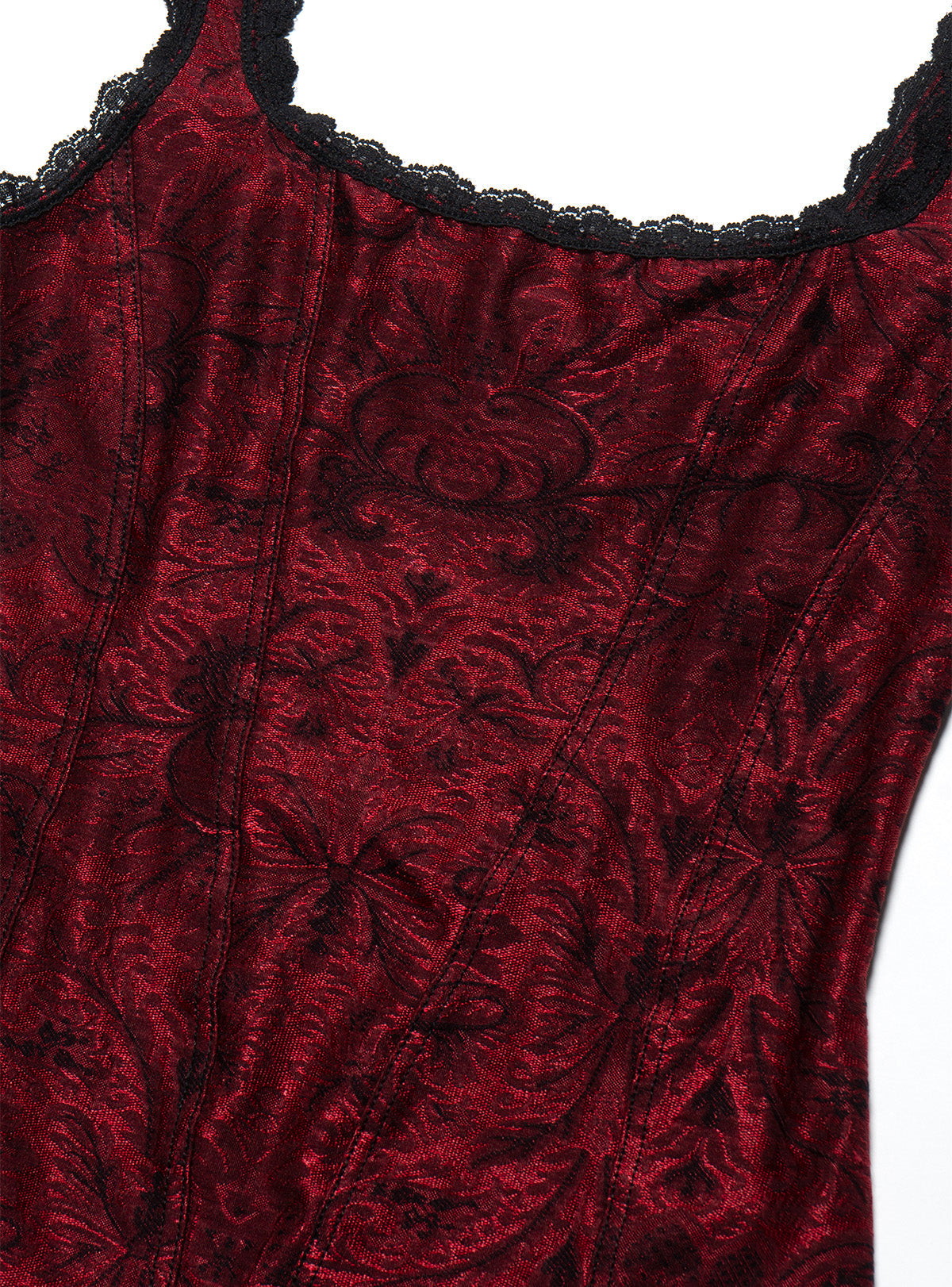Vintage Caché Red Velvet Top