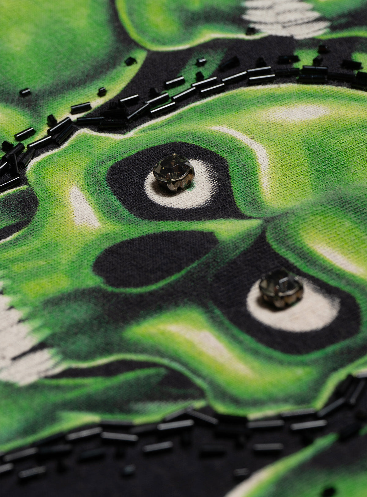 Vintage Liquid Blue Skulls Sleeveless Tee