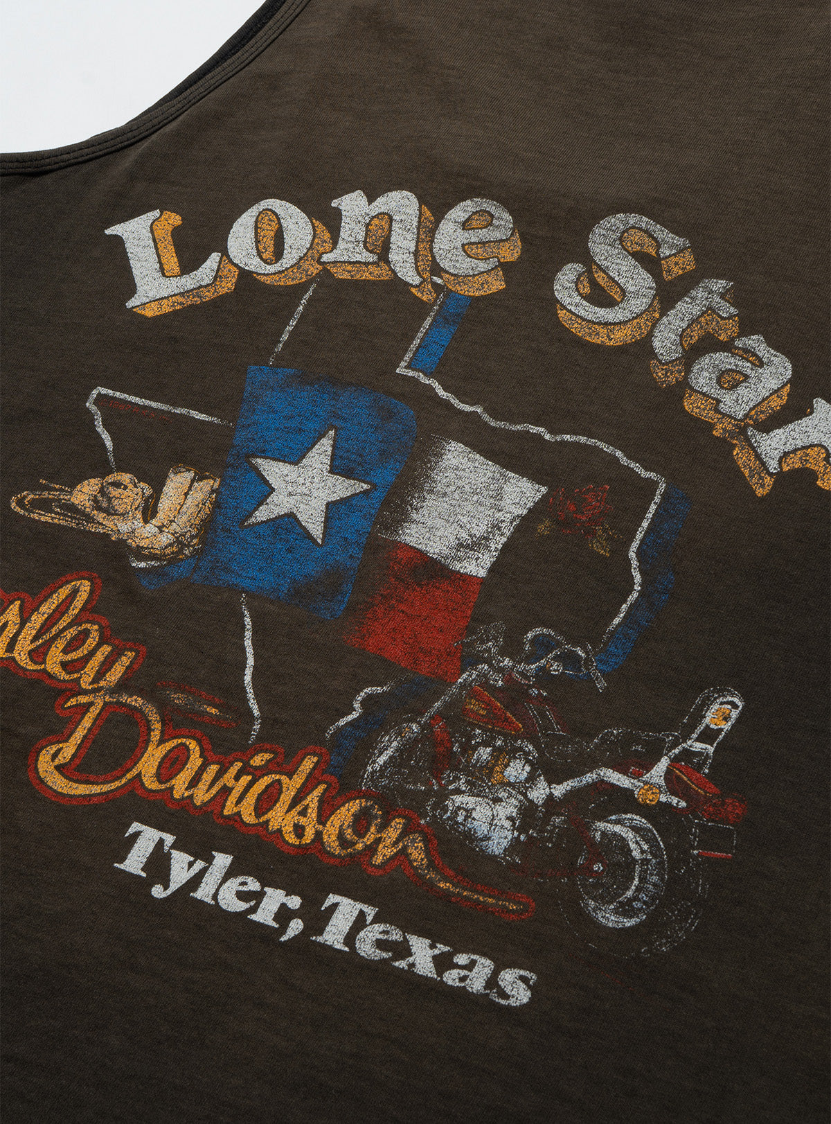 Vintage Harley Davidson Lone Star Tank