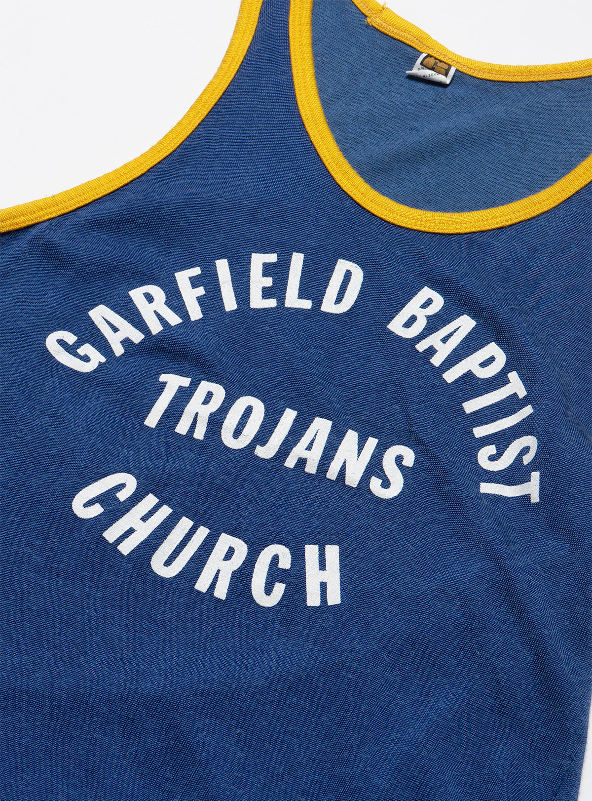 Vintage Garfield Baptist Church Trojans Basketball Jersey