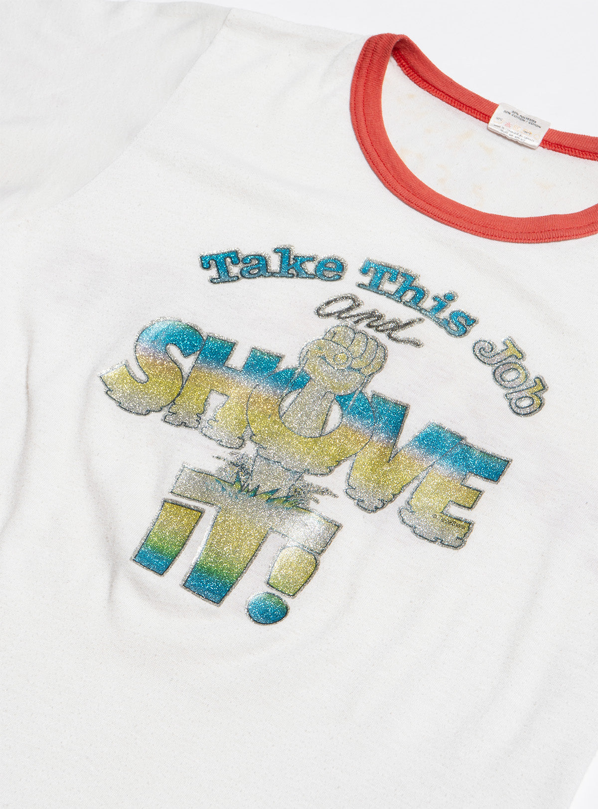 Vintage Take This Job And Shove It Tee