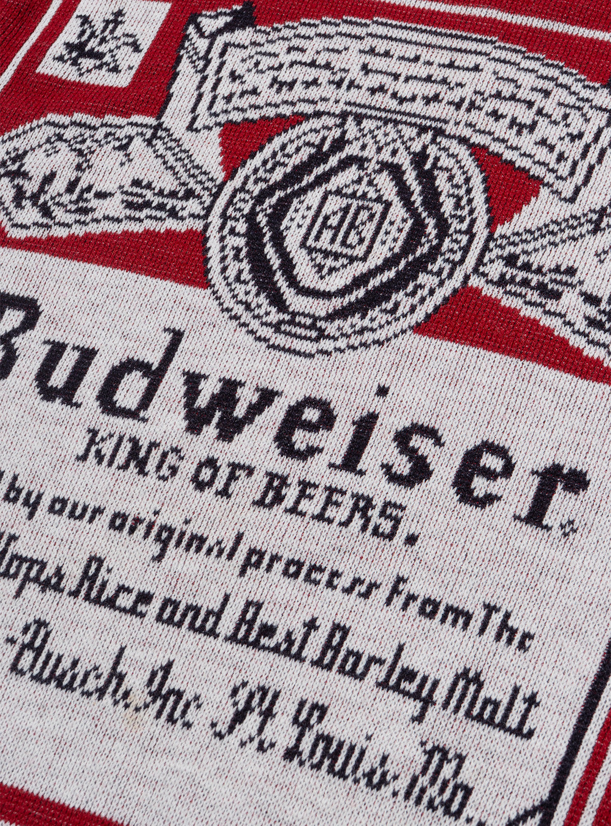 Vintage Budweiser Knit Sweater