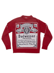 Vintage Budweiser Knit Sweater